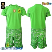 Maglie da calcio Argentina Portiere Seconda Maglia Bambino Mondiali 2026  Manica Corta + Pantaloni corti)
